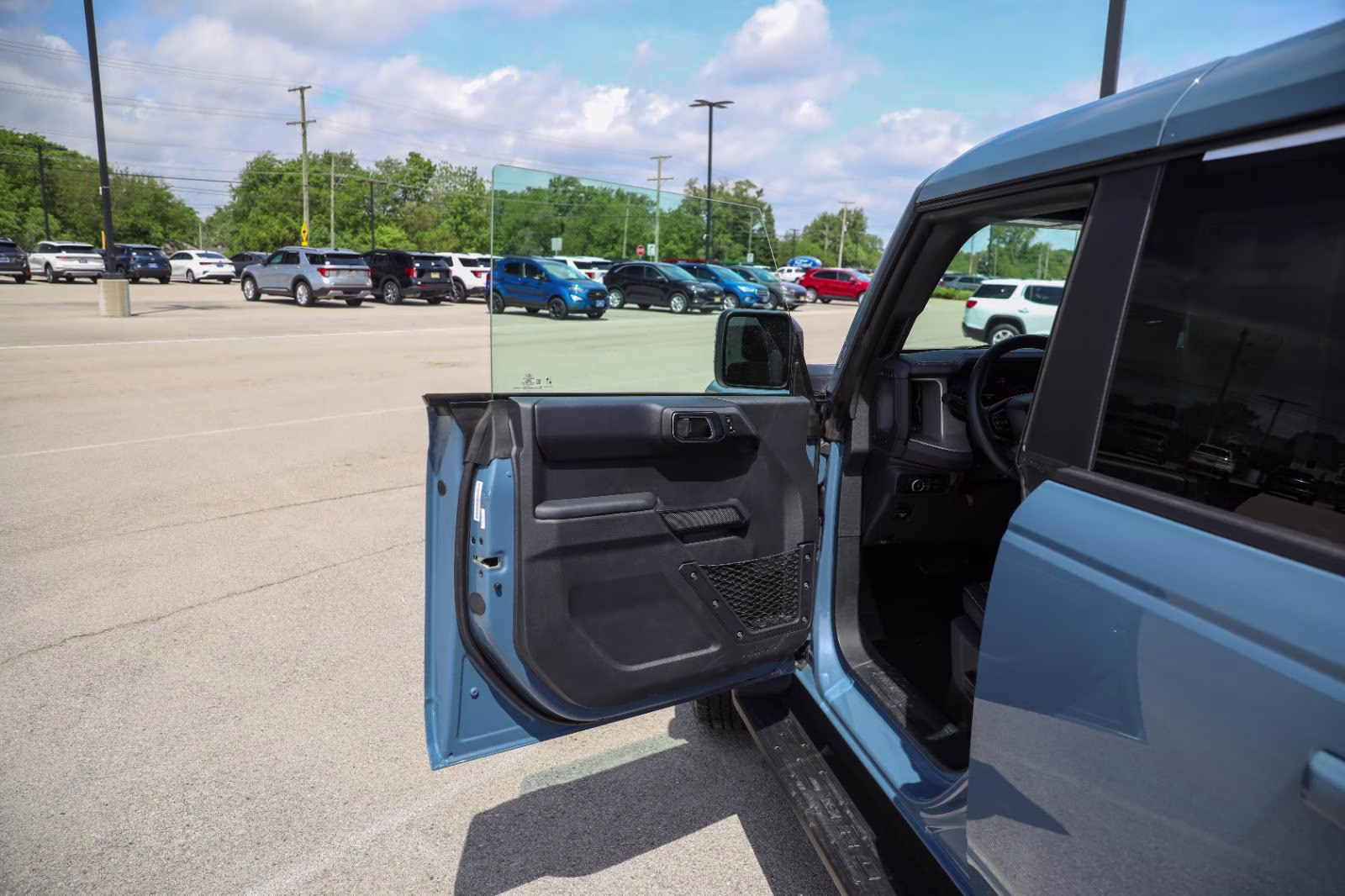 2025 Azure Gray Metallic Tri-Coat Ford Bronco Outer Banks 4X4 SUV