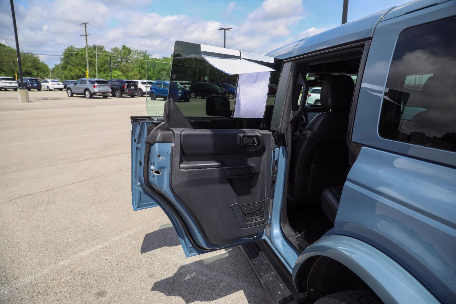 2025 Azure Gray Metallic Tri-Coat Ford Bronco Outer Banks 4X4 SUV