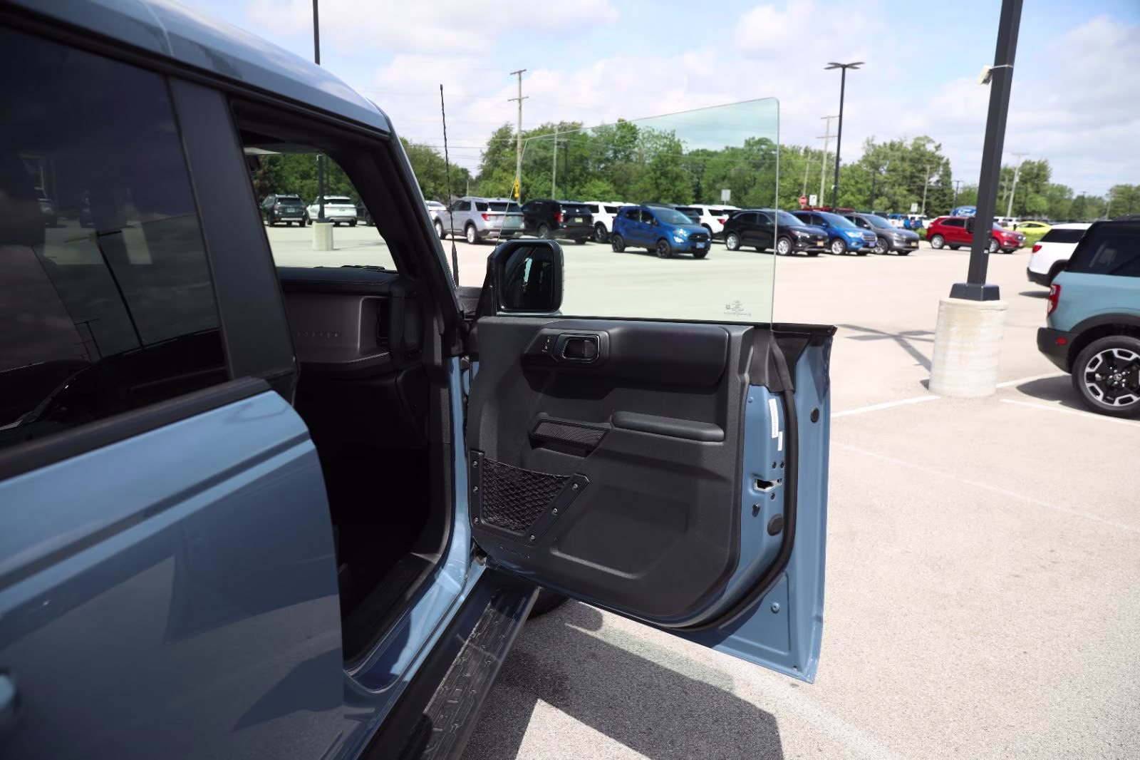 2025 Azure Gray Metallic Tri-Coat Ford Bronco Outer Banks 4X4 SUV