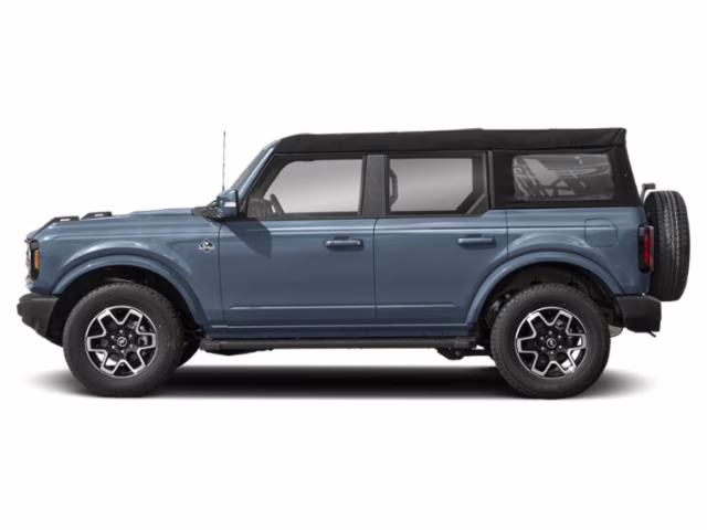 2025 Azure Gray Metallic Tri-Coat Ford Bronco Outer Banks 4X4 SUV