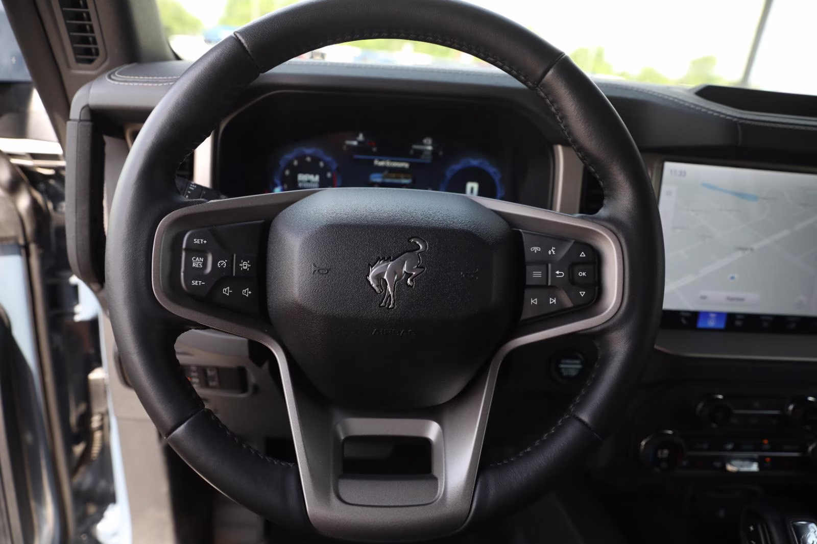 2025 Azure Gray Metallic Tri-Coat Ford Bronco Outer Banks 4X4 SUV