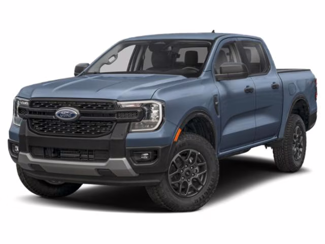 2025 Azure Gray Metallic Tri-Coat Ford Ranger XLT 4X4 Truck