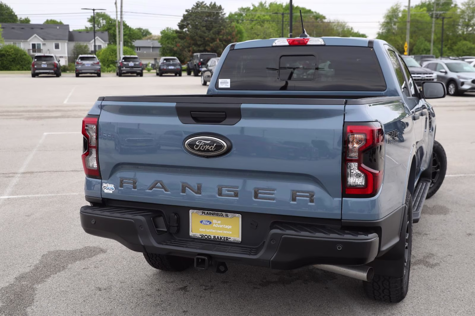 2025 Azure Gray Metallic Tri-Coat Ford Ranger XLT 4X4 Truck