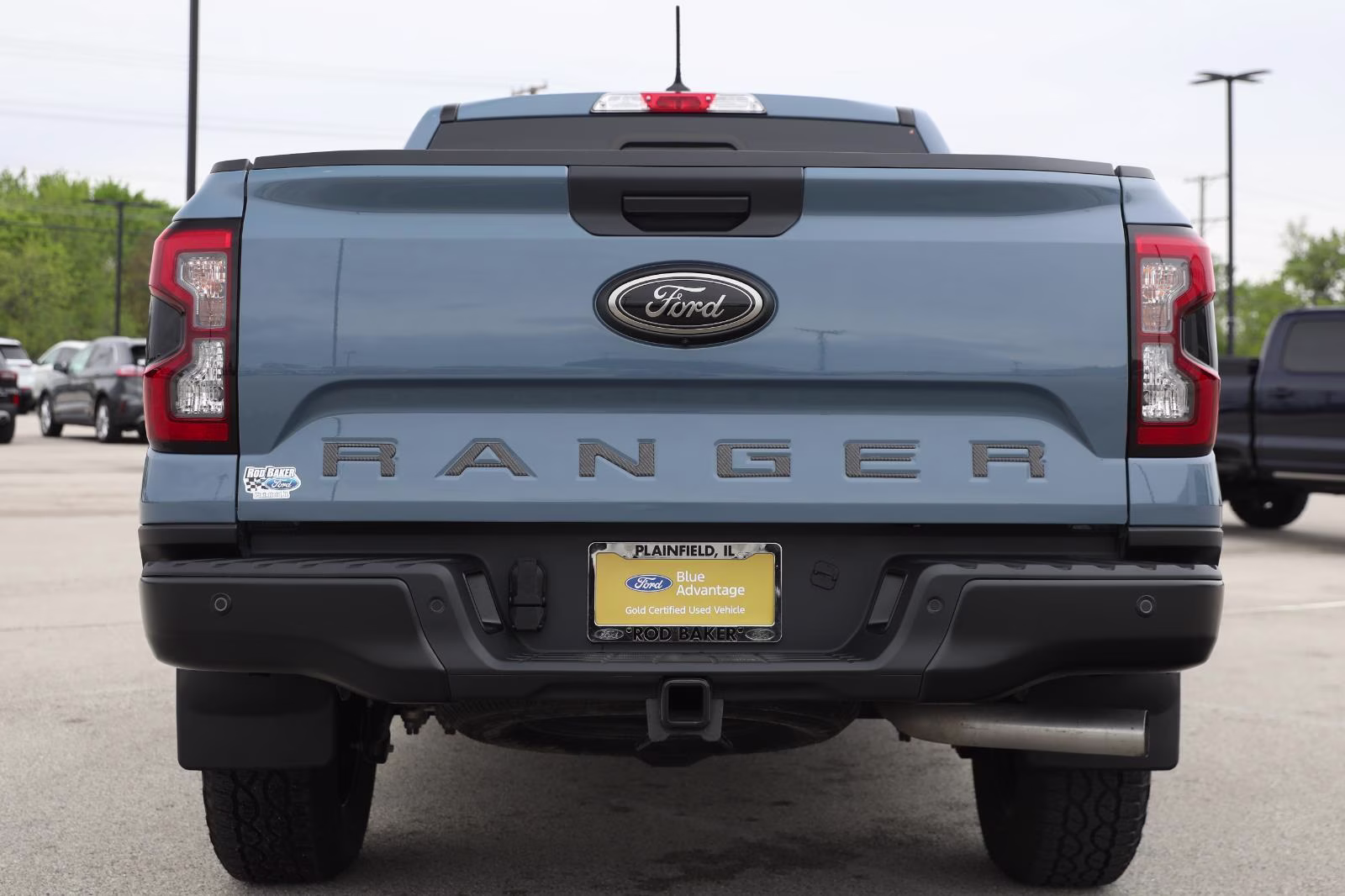 2025 Azure Gray Metallic Tri-Coat Ford Ranger XLT 4X4 Truck