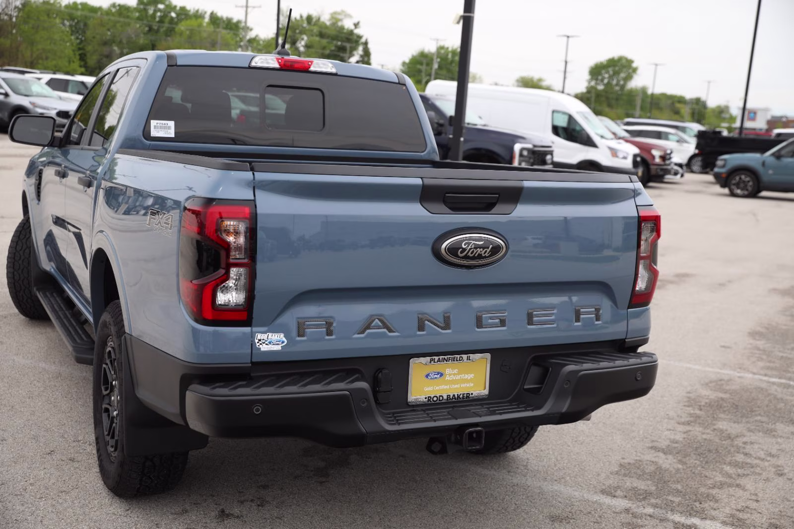 2025 Azure Gray Metallic Tri-Coat Ford Ranger XLT 4X4 Truck