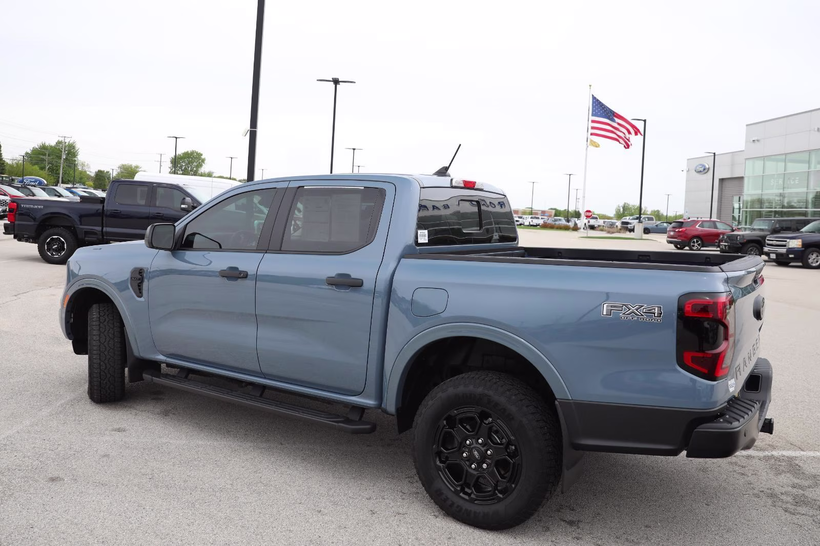 2025 Azure Gray Metallic Tri-Coat Ford Ranger XLT 4X4 Truck