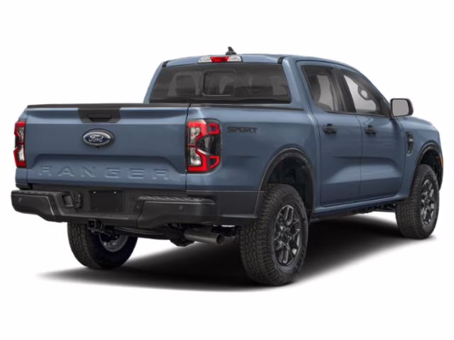 2025 Azure Gray Metallic Tri-Coat Ford Ranger XLT 4X4 Truck