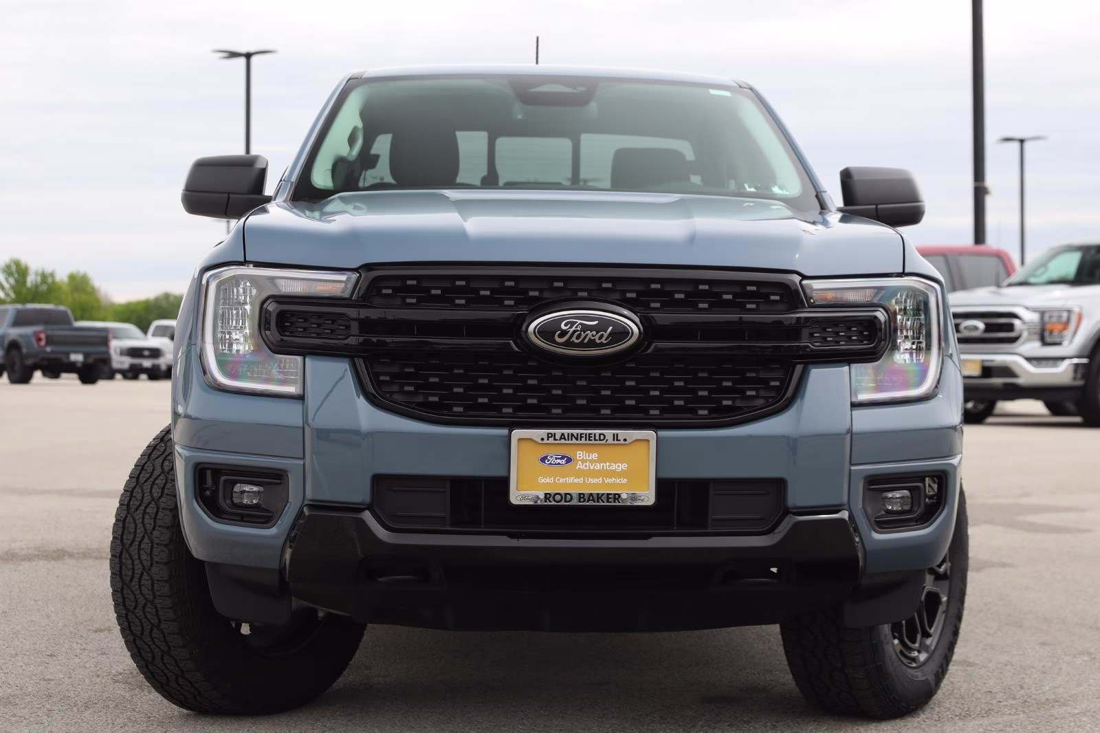2025 Azure Gray Metallic Tri-Coat Ford Ranger XLT 4X4 Truck