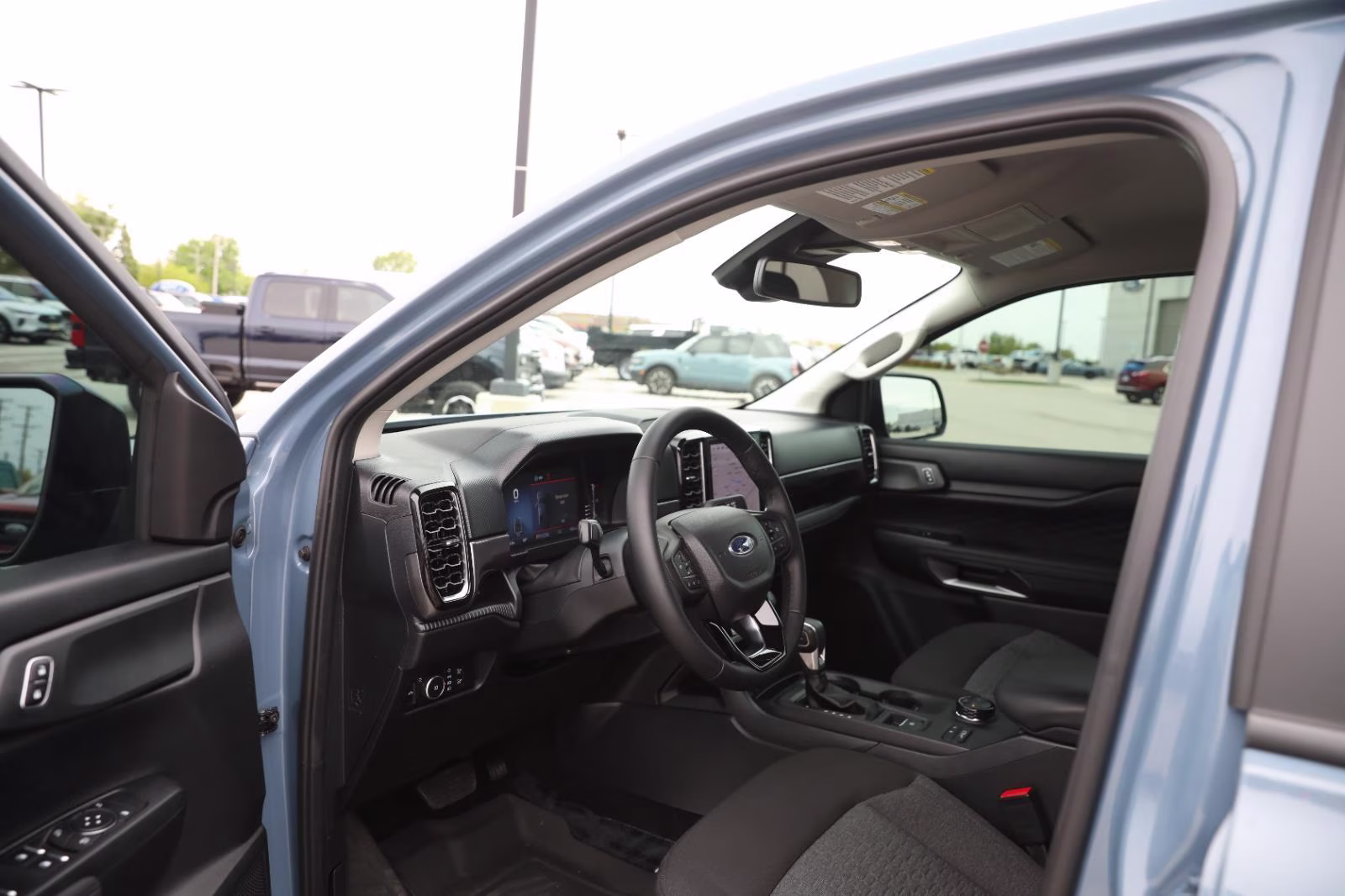 2025 Azure Gray Metallic Tri-Coat Ford Ranger XLT 4X4 Truck