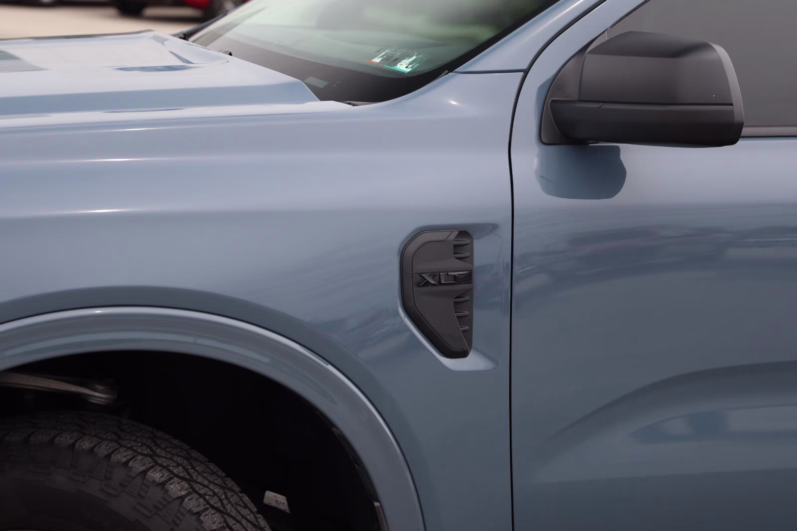 2025 Azure Gray Metallic Tri-Coat Ford Ranger XLT 4X4 Truck