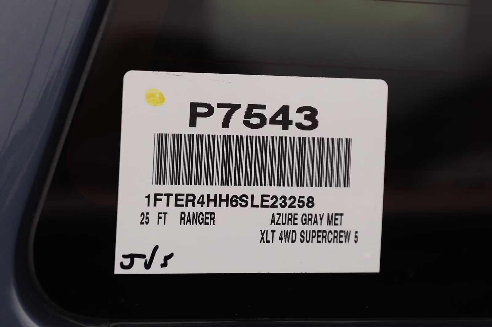 2025 Azure Gray Metallic Tri-Coat Ford Ranger XLT 4X4 Truck