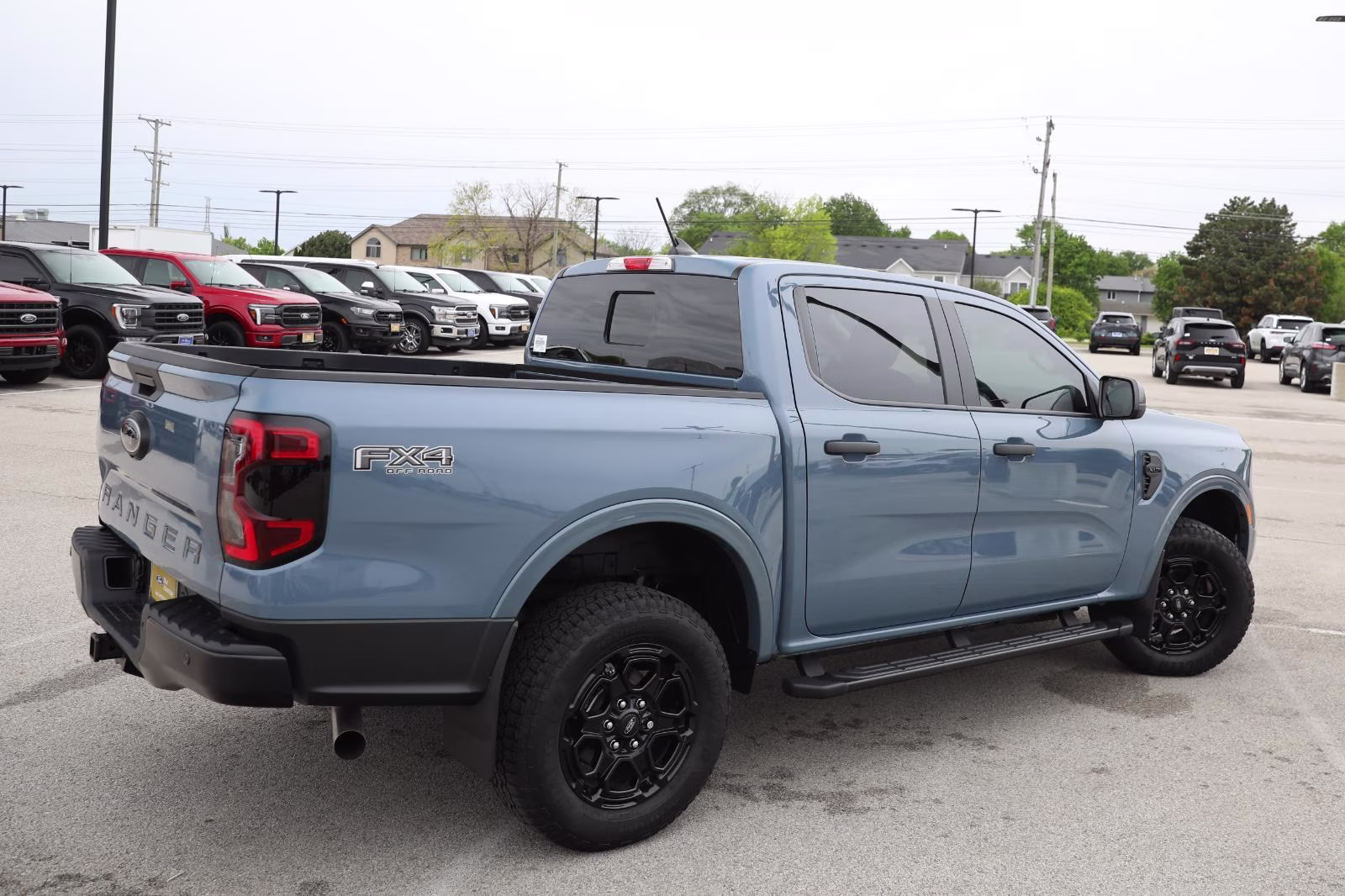 2025 Azure Gray Metallic Tri-Coat Ford Ranger XLT 4X4 Truck