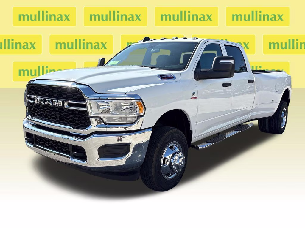 2024 Bright White Clearcoat Ram 3500 Tradesman 4X4 Truck