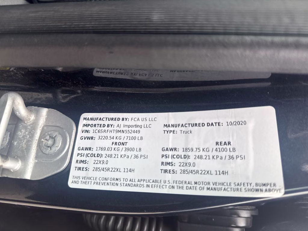 2021 Maximum Steel Metallic Clearcoat Ram 1500 Limited 4X4 Truck