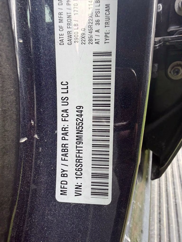 2021 Maximum Steel Metallic Clearcoat Ram 1500 Limited 4X4 Truck