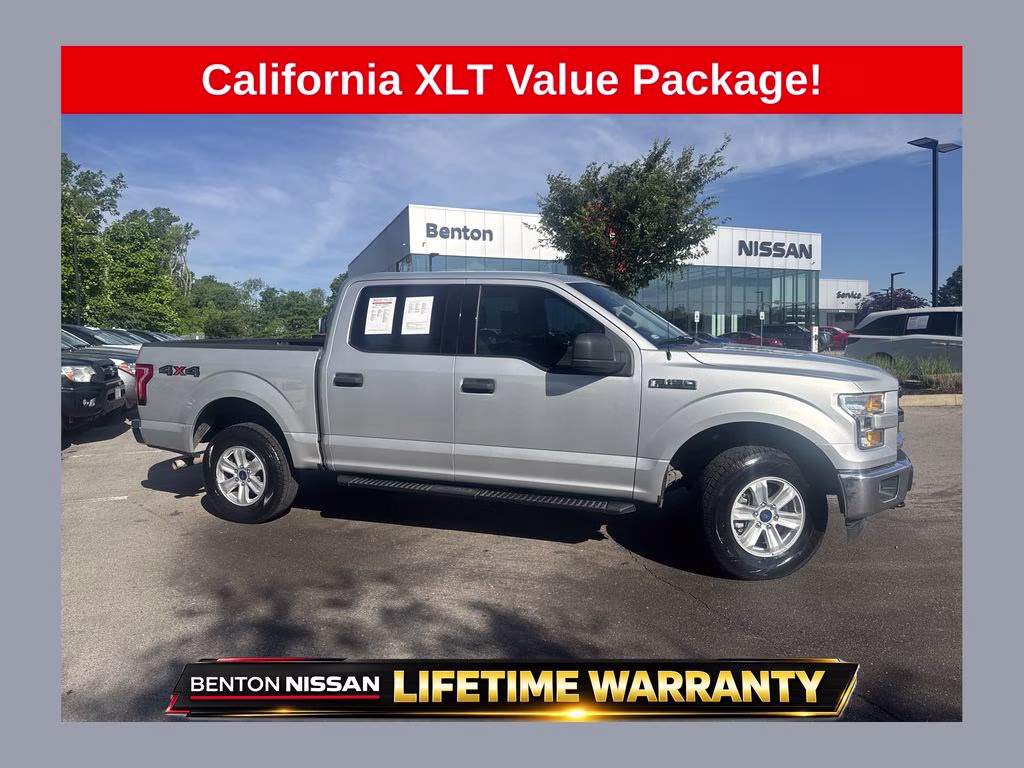 2017 Ingot Silver Ford F-150 XLT 4X4 Truck
