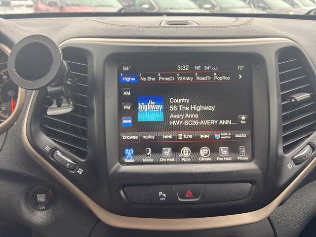 2018 Hydro Blue Pearlcoat Jeep Cherokee Limited 4X4 SUV