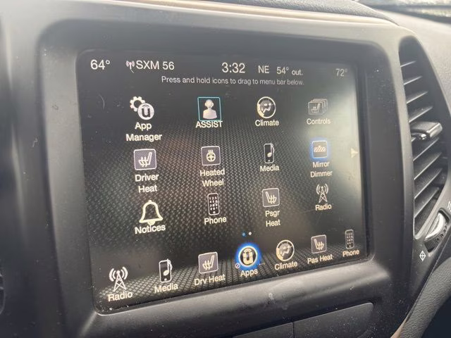 2018 Hydro Blue Pearlcoat Jeep Cherokee Limited 4X4 SUV