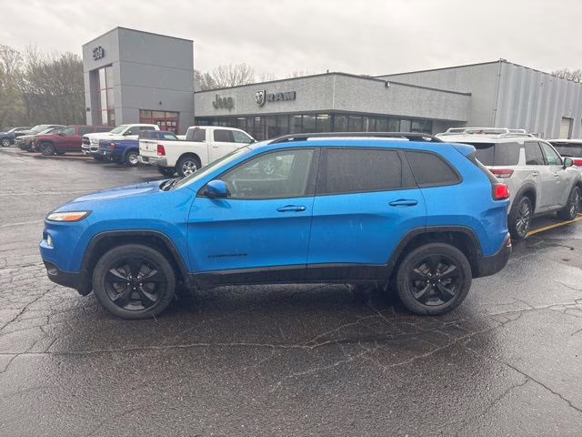 2018 Hydro Blue Pearlcoat Jeep Cherokee Limited 4X4 SUV
