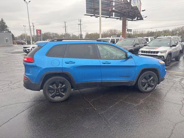 2018 Hydro Blue Pearlcoat Jeep Cherokee Limited 4X4 SUV
