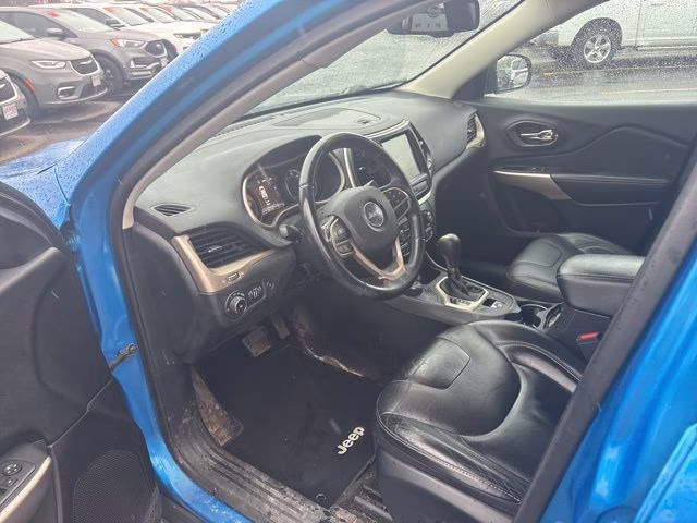 2018 Hydro Blue Pearlcoat Jeep Cherokee Limited 4X4 SUV