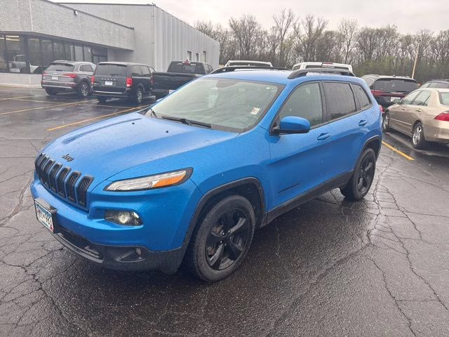 2018 Hydro Blue Pearlcoat Jeep Cherokee Limited 4X4 SUV