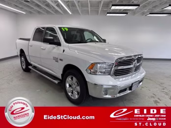2019 Bright White Clearcoat Ram 1500 Big Horn 4X4 Truck