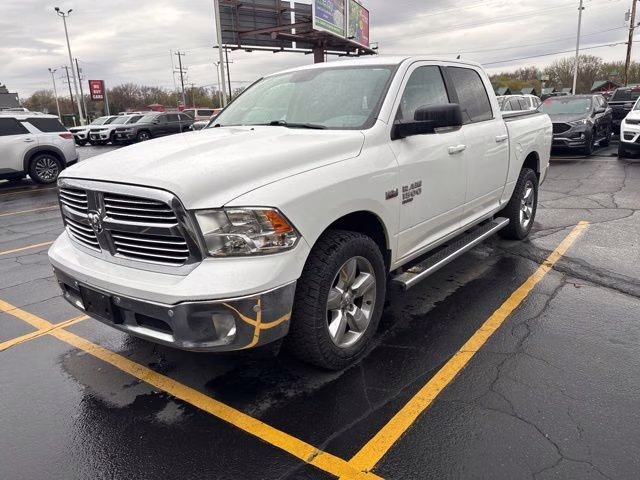 2019 Bright White Clearcoat Ram 1500 Big Horn 4X4 Truck