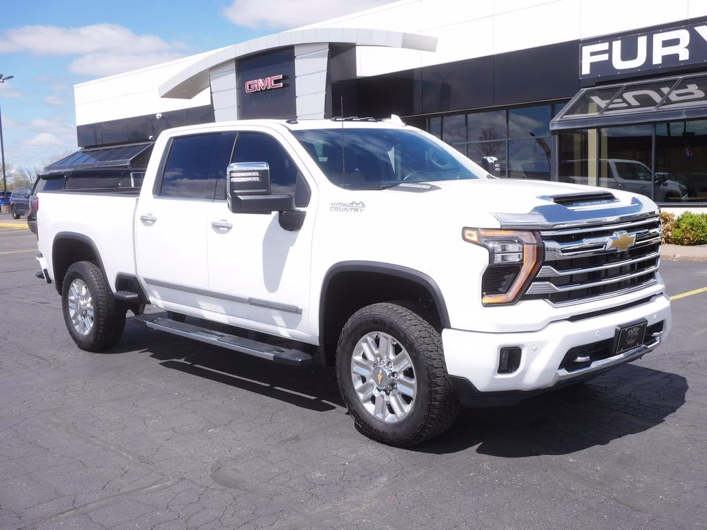 2024 Summit White Chevrolet Silverado 3500HD High Country 4X4 Truck