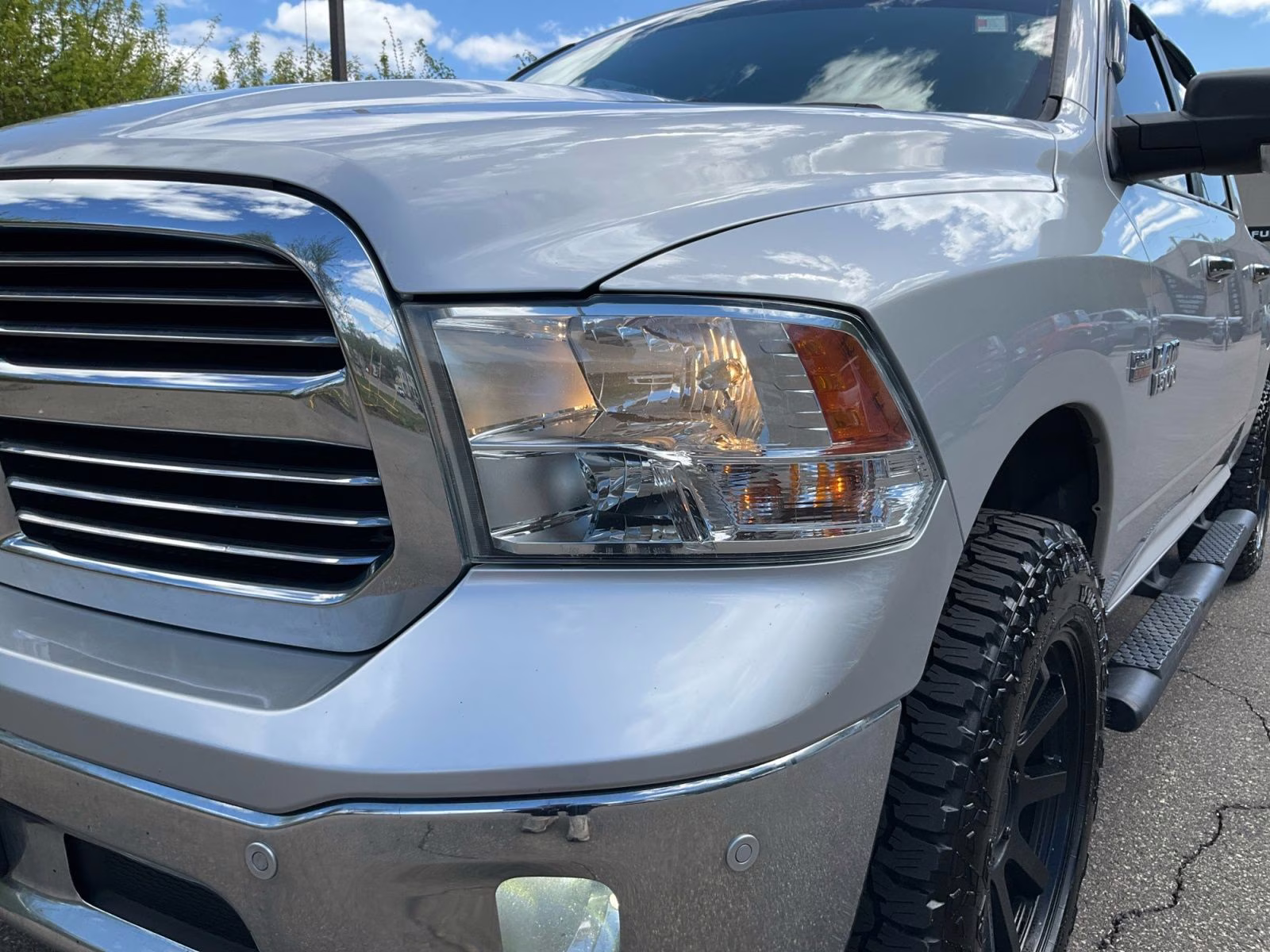 2016 Bright Silver Clearcoat Metallic Ram 1500 Big Horn 4X4 Truck