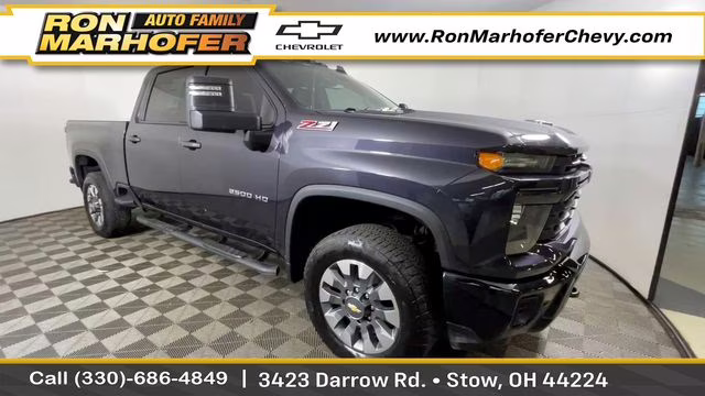 2024 Dark Ash Metallic Chevrolet Silverado 2500HD Custom 4X4 Truck