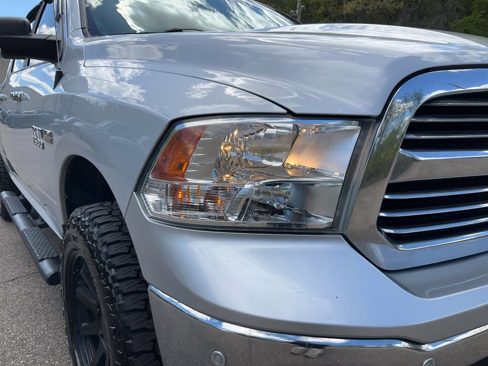 2016 Bright Silver Clearcoat Metallic Ram 1500 Big Horn 4X4 Truck