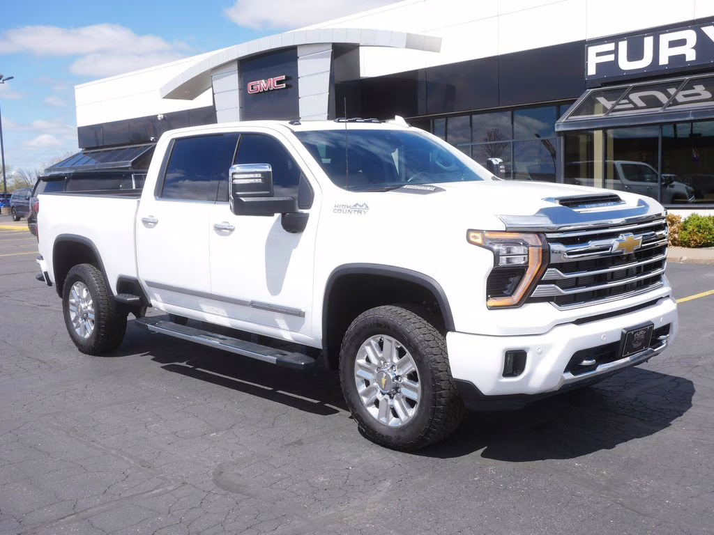 2024 Summit White Chevrolet Silverado 3500HD High Country 4X4 Truck
