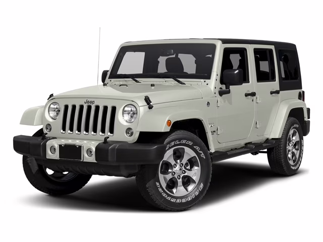 2016 Bright White Clearcoat Jeep Wrangler Unlimited Sahara 4X4 SUV