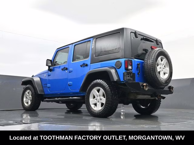 2016 Hydro Blue Pearl Coat Jeep Wrangler Unlimited Sport 4X4 SUV