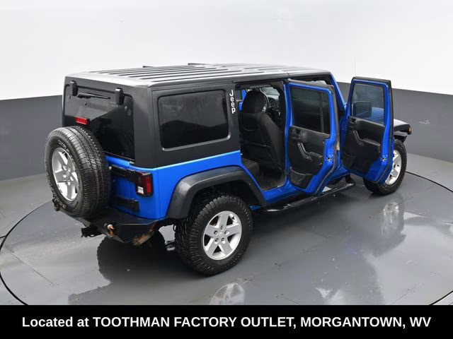 2016 Hydro Blue Pearl Coat Jeep Wrangler Unlimited Sport 4X4 SUV
