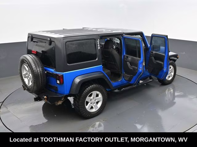 2016 Hydro Blue Pearl Coat Jeep Wrangler Unlimited Sport 4X4 SUV