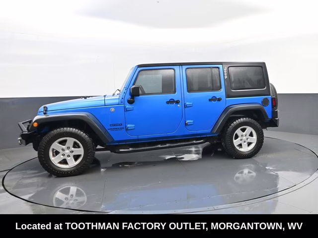 2016 Hydro Blue Pearl Coat Jeep Wrangler Unlimited Sport 4X4 SUV