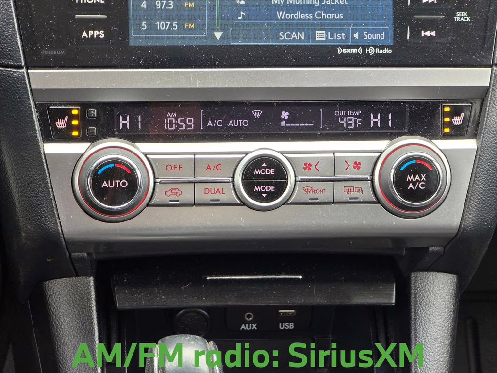 2017 Crystal Black Silica Subaru Outback 2.5i Premium AWD SUV