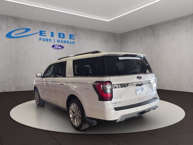 2018 White Platinum Metallic Tri-Coat Ford Expedition Max Limited 4X4 SUV