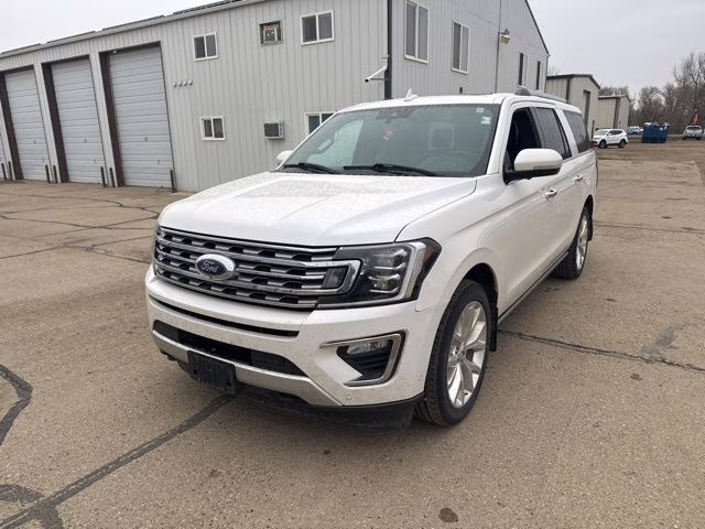 2018 White Platinum Metallic Tri-Coat Ford Expedition Max Limited 4X4 SUV