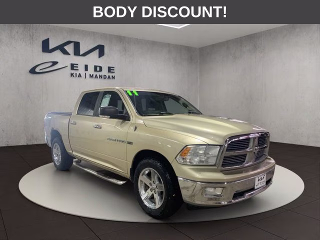 2011 White Gold Clearcoat Ram 1500 Big Horn 4X4 Truck