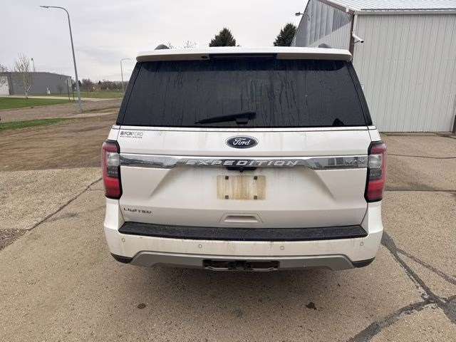 2018 White Platinum Metallic Tri-Coat Ford Expedition Max Limited 4X4 SUV