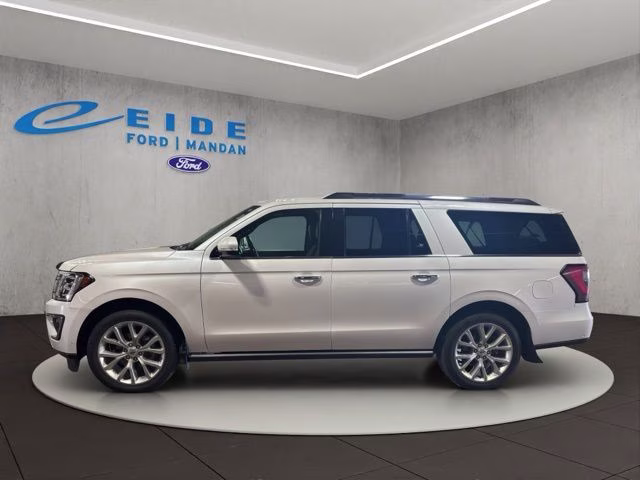 2018 White Platinum Metallic Tri-Coat Ford Expedition Max Limited 4X4 SUV