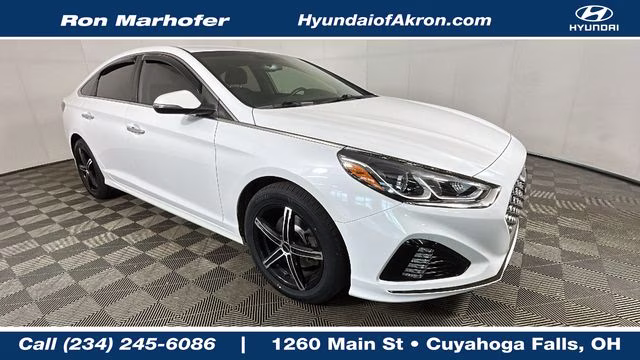 2019 Quartz White Pearl Hyundai Sonata SEL FWD Sedan