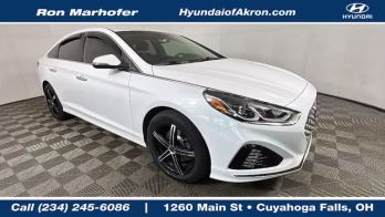2019 Quartz White Pearl Hyundai Sonata SEL FWD Sedan