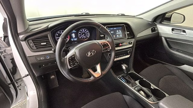 2019 Quartz White Pearl Hyundai Sonata SEL FWD Sedan