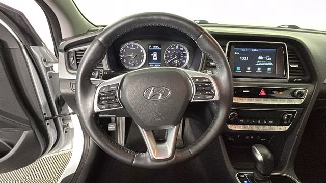 2019 Quartz White Pearl Hyundai Sonata SEL FWD Sedan