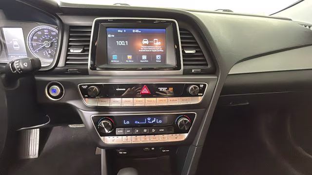 2019 Quartz White Pearl Hyundai Sonata SEL FWD Sedan