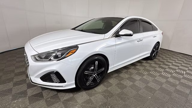 2019 Quartz White Pearl Hyundai Sonata SEL FWD Sedan